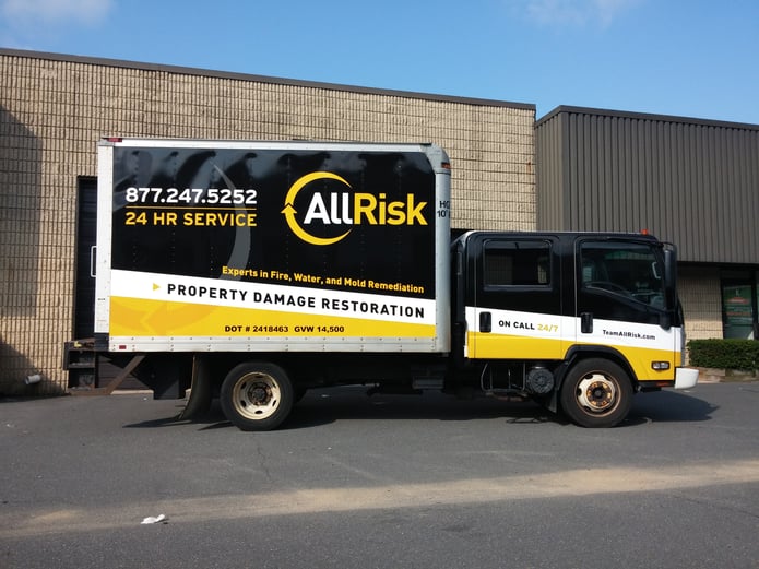 Fleet vehicle graphics of Allrisk Somerdale, NJ