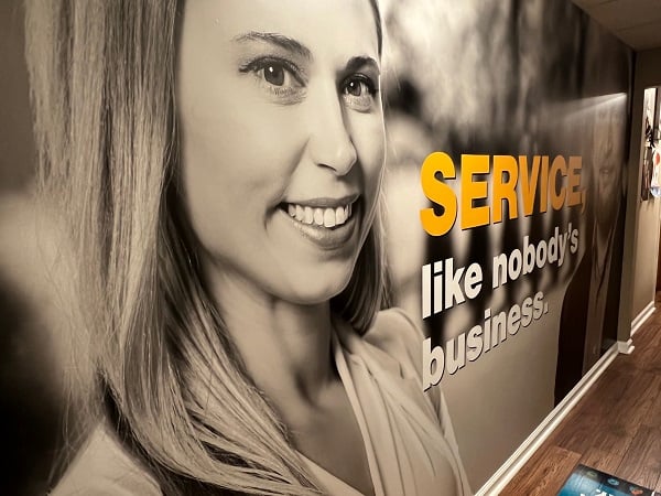 Showing Off Bovio Rubino Service’s Company Culture Through Signs
