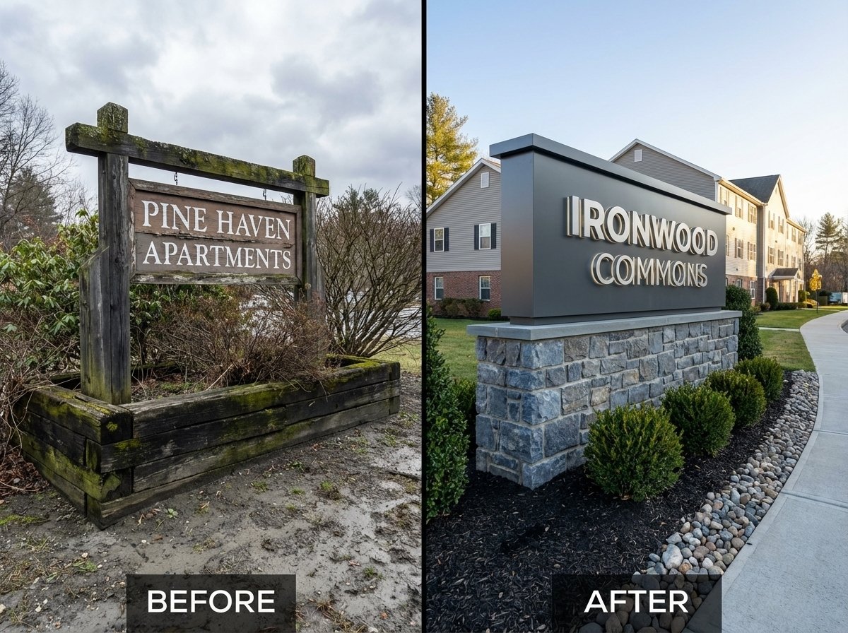 How Multifamily Signage Accelerates Repositioning After a Large Portfolio Acquisition