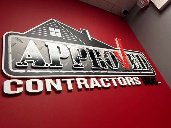 Approved Contractor Logo Signs
