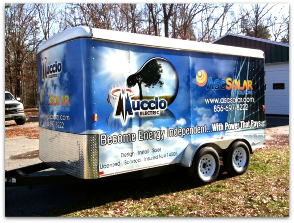 ASC Solar Trailer Wrap Graphics