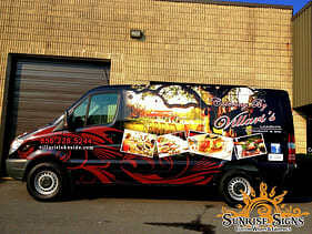 NJ Catering Restaurant Van Wraps