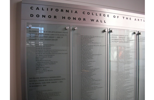 Acrylic Donar Wall Signs