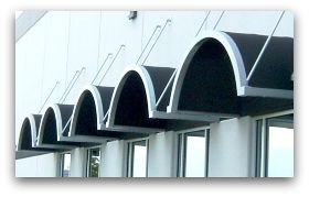 Commercial Awning Signs by Sunrise Signs