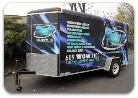 full matte trailer wrap