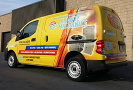 Vinyl Vehicle Lettering for Business by Sunrise Signs