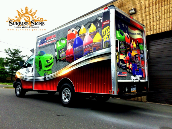 Contractor truck graphics