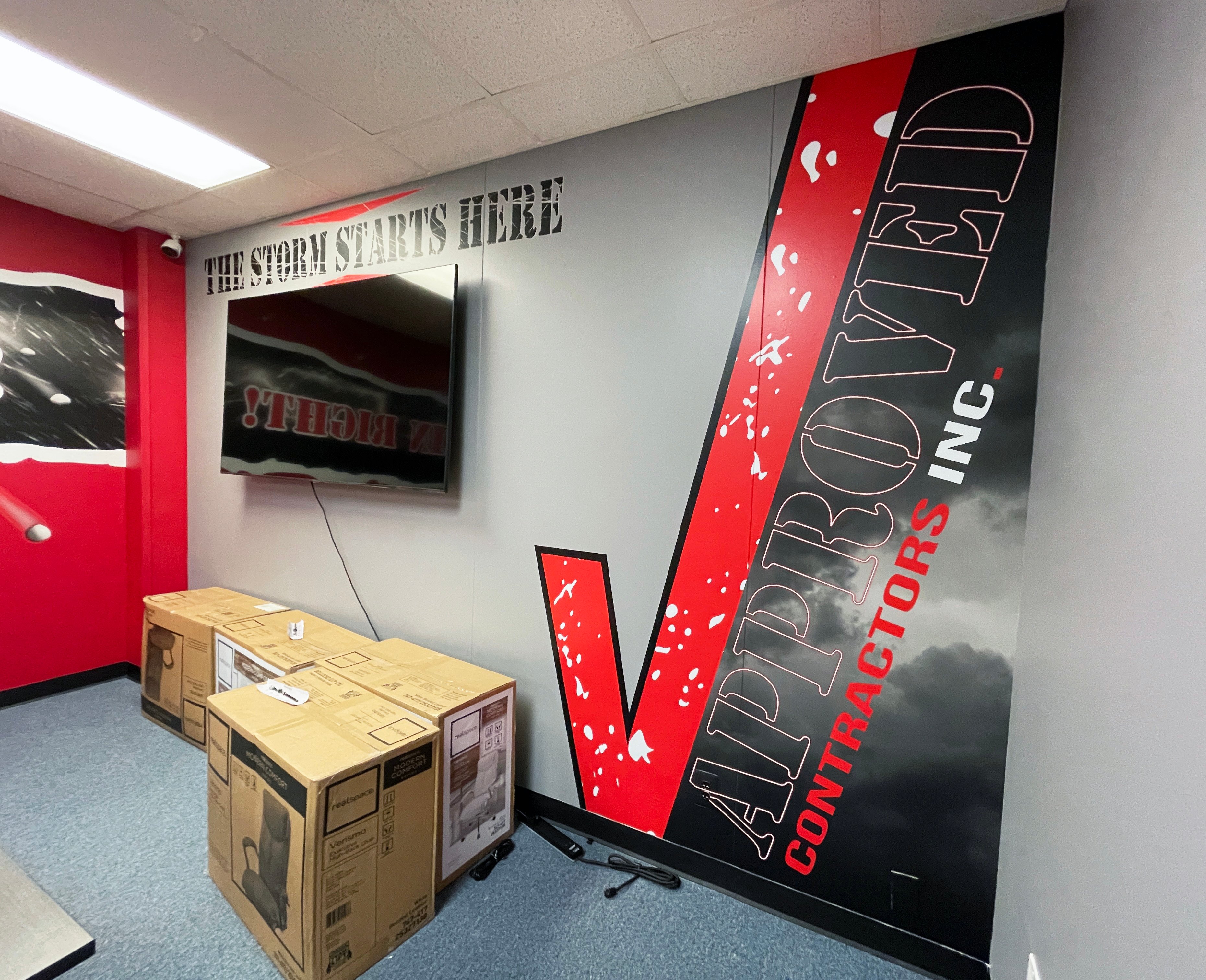 Office Lobby Wall Signs for Approved Contractors in Philadelphia, PA