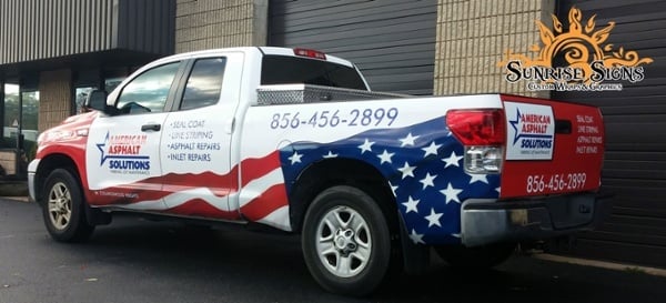 Contractor Pickup Truck Wraps South Jersey