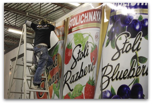 vehicle wrap installation