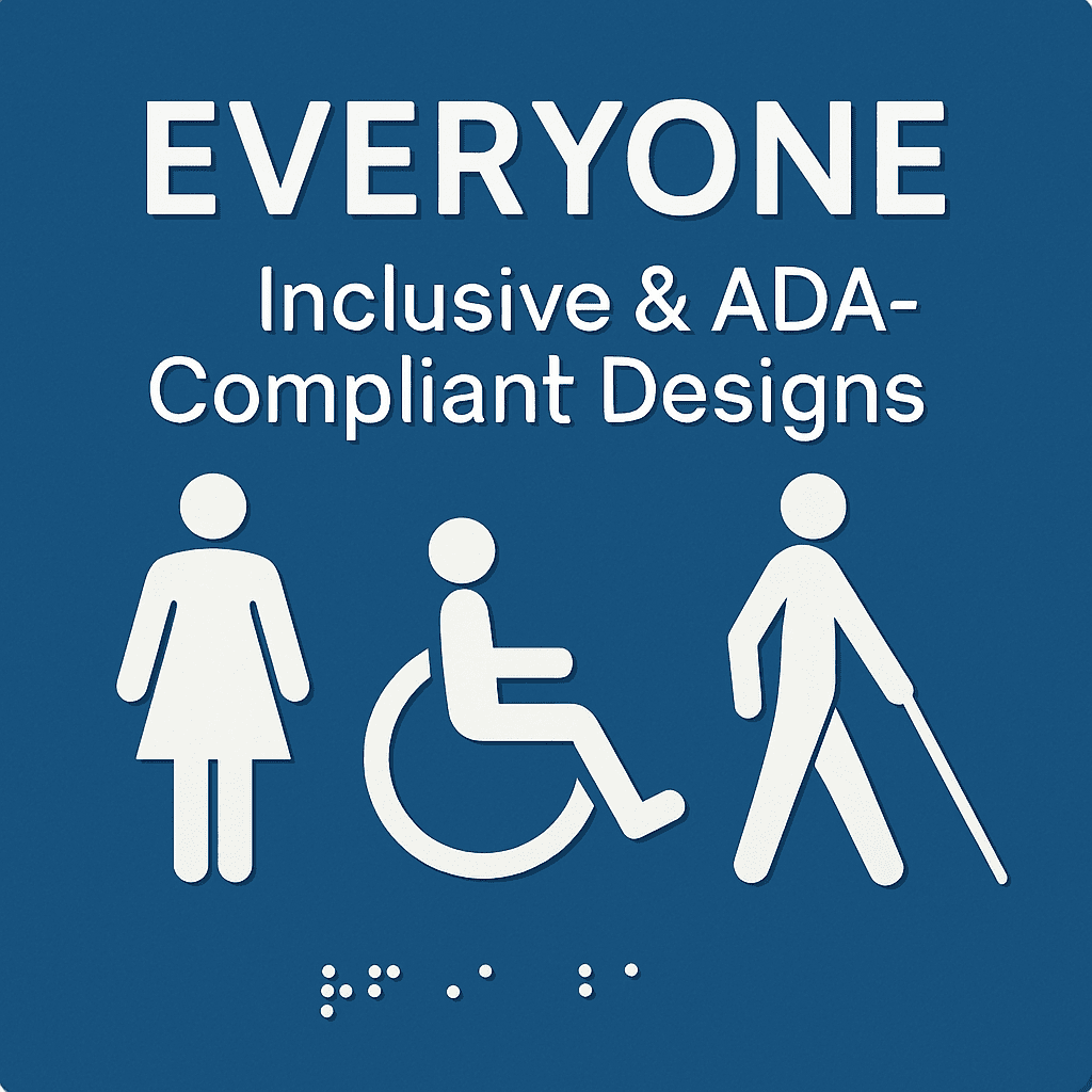 Signage for Everyone: Inclusive &amp; ADA-Compliant Designs