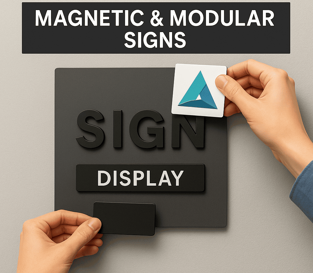 Flexibility at Your Fingertips: Magnetic &amp; Modular Signs