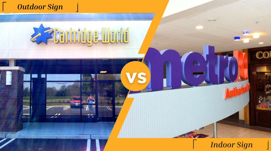 Outdoor vs. Indoor Signage: Which is Best for Your Business?
