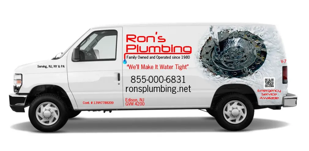 Plumbing Contractor Van Lettering